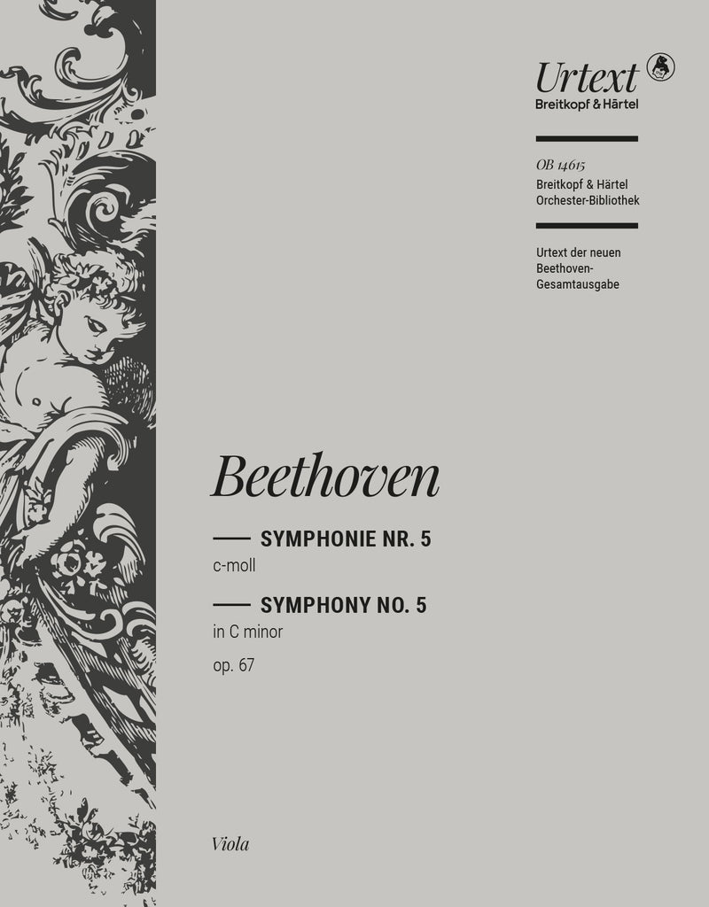 Symphony No. 5 in C minor Op. 67 (Dufner校訂) [viola part]