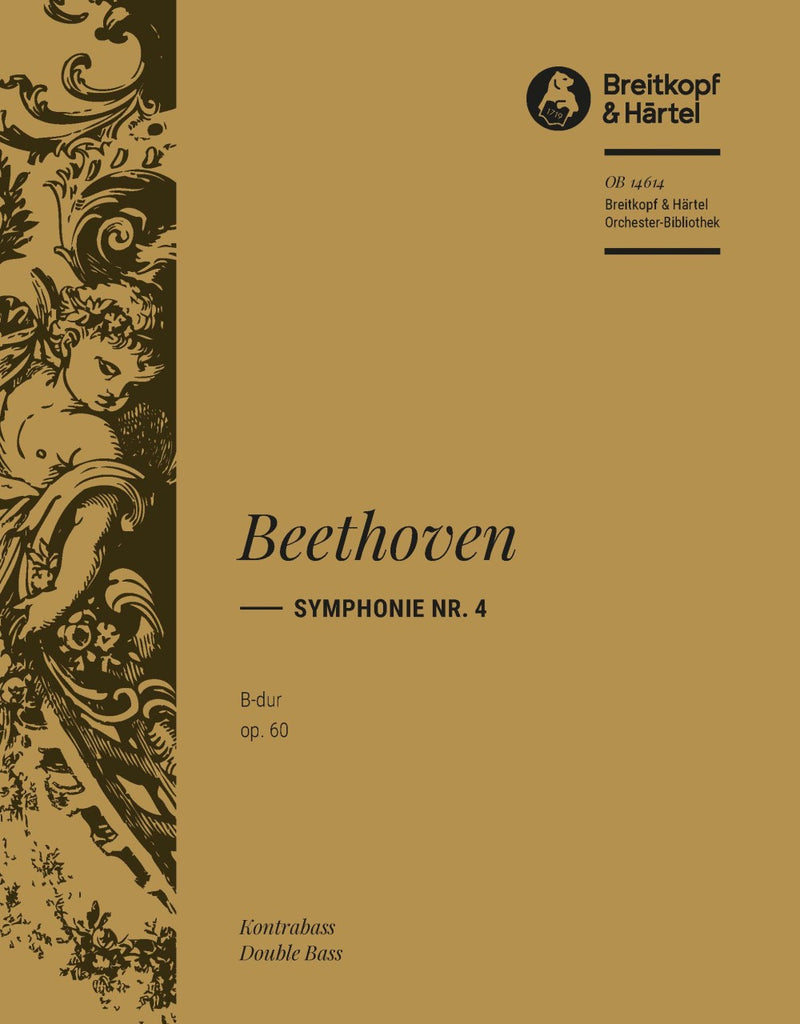 Symphony No. 4 in Bb major op. 60 (Churgin校訂) [double bass part]