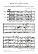 Jesus Christus, unser Heiland Op. 39/2