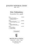 10 Volksliedsätze, part 2