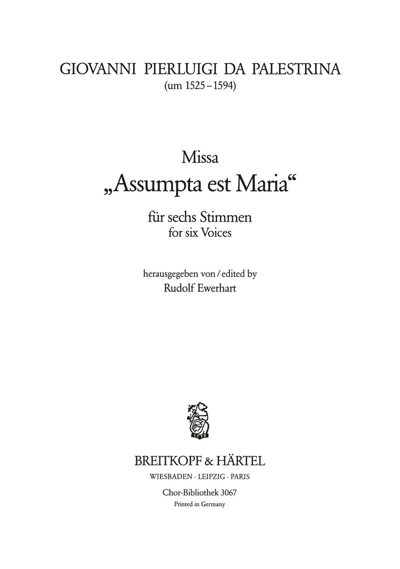 Missa "Assumpta est Maria"