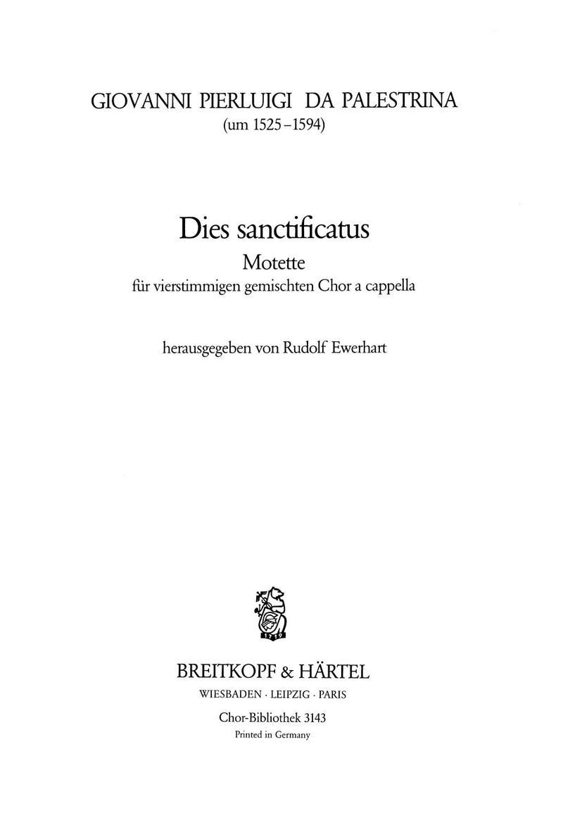 Dies sanctificatus