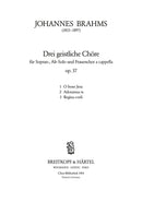 3 geistliche Choere Op. 37