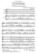 Choral Cantatas Wk 60, no. 1 [合唱楽譜]