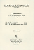 3 Psalms (Op. 78), no. 3 [合唱楽譜]