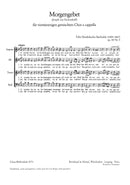 6 Lieder Op. 48, no. 5 [合唱楽譜]