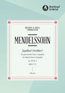 6 Lieder Op. 59, no. 6 [合唱楽譜]