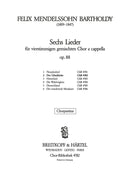 6 Lieder (Op. 88), no. 2 [合唱楽譜]