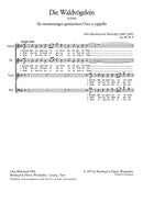 6 Lieder (Op. 88), no. 4 [合唱楽譜]