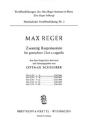 20 Responsories, vol. 1