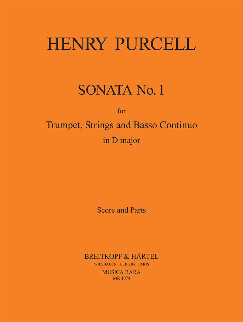 Sonata No. 1 in D major [score and parts]