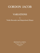 Variations for alto recorder and harpsichord (or piano)