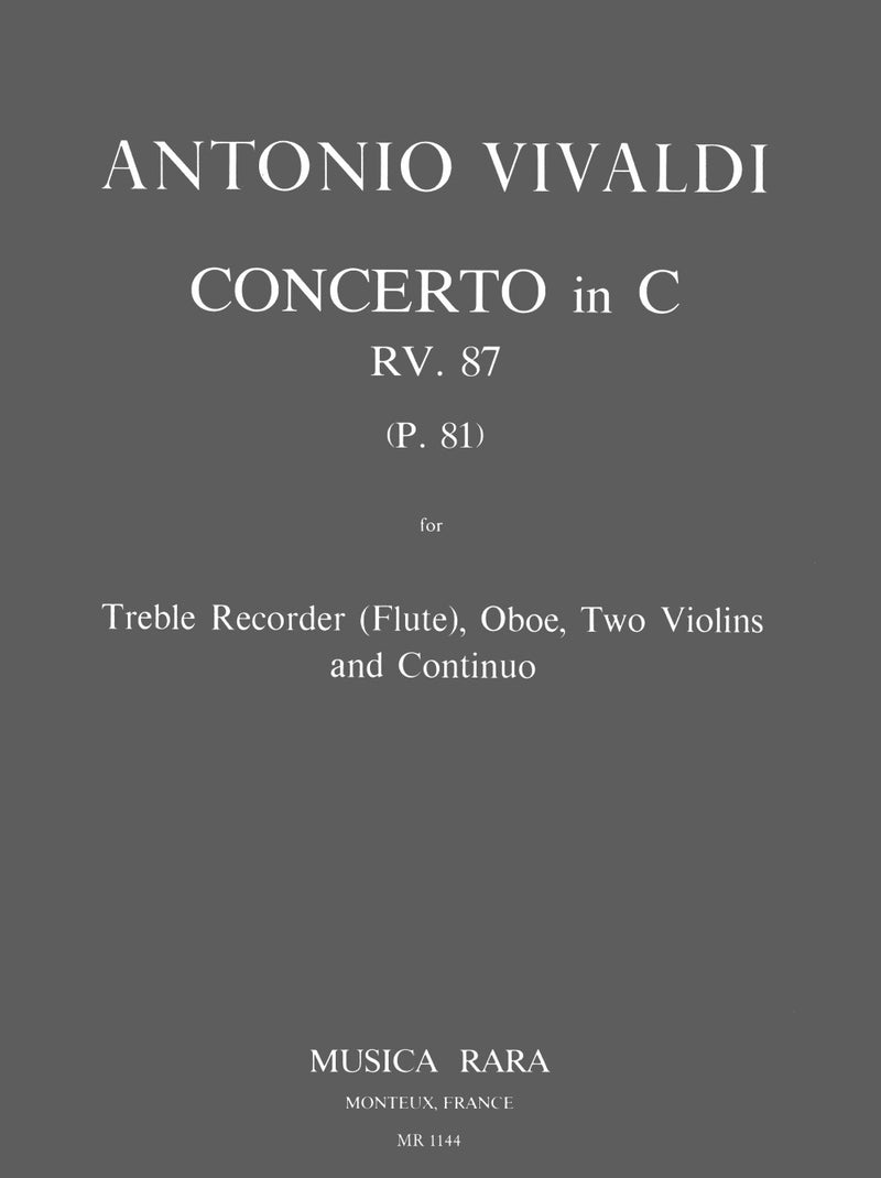 Concerto in C major RV 87