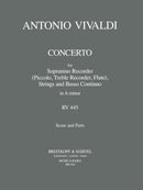 Concerto in A minor RV 445 [score and parts]