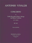 Flute Concerto in C minor RV 441 [score and parts]