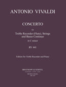 Flute Concerto in C minor RV 441（ピアノ・リダクション）