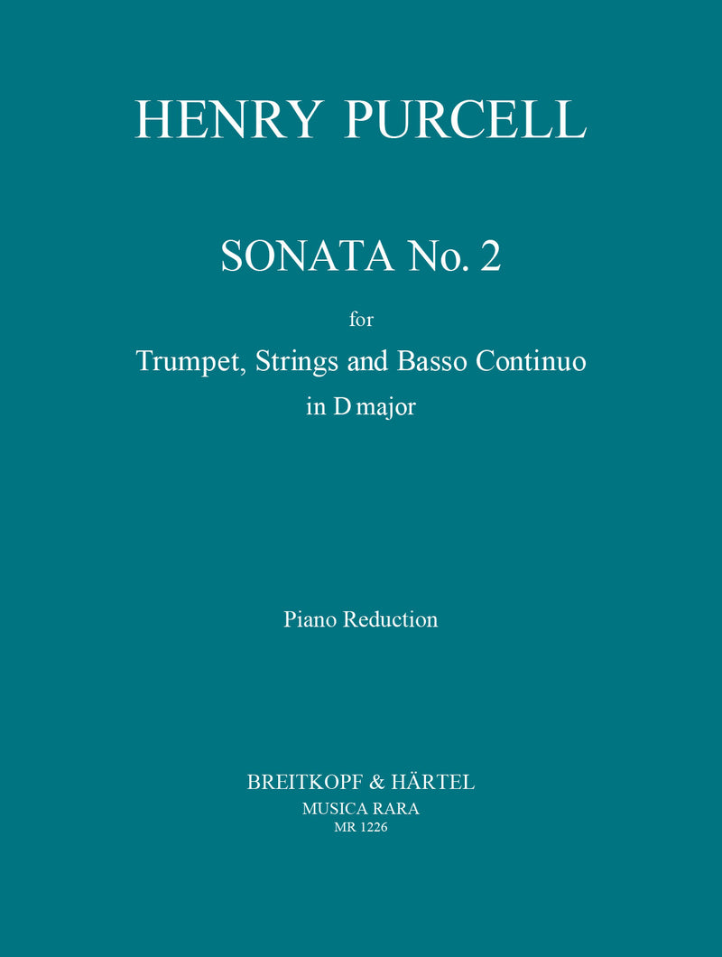 Sonata No. 2 in D major（ピアノ・リダクション）