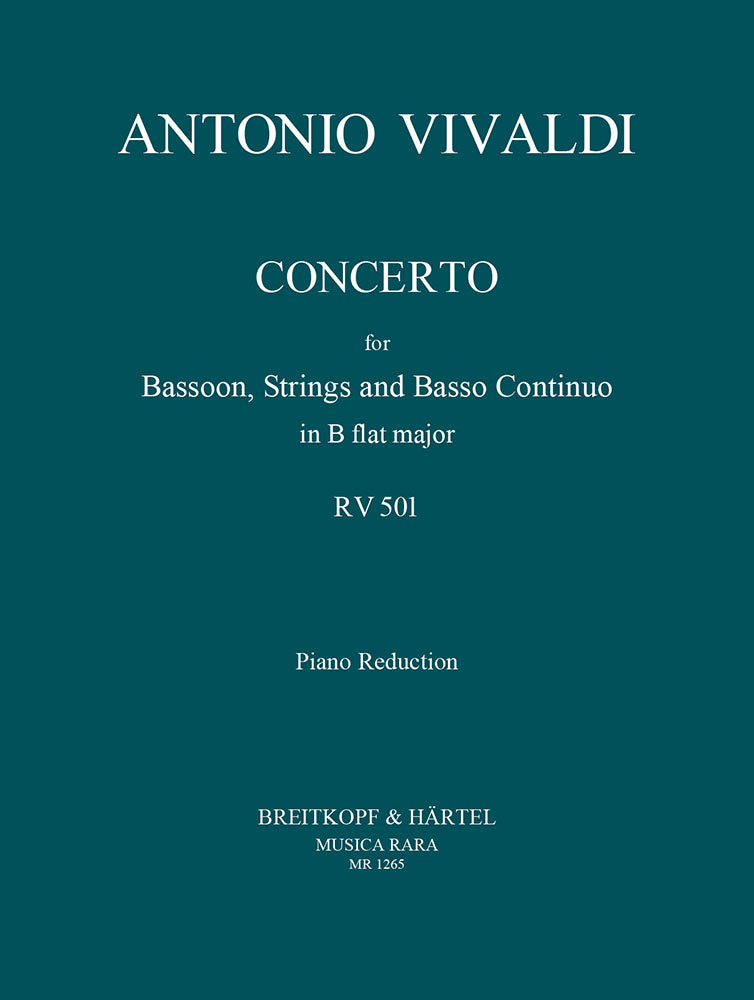 Concerto in Bb major RV 501 (P 401)（ピアノ・リダクション）