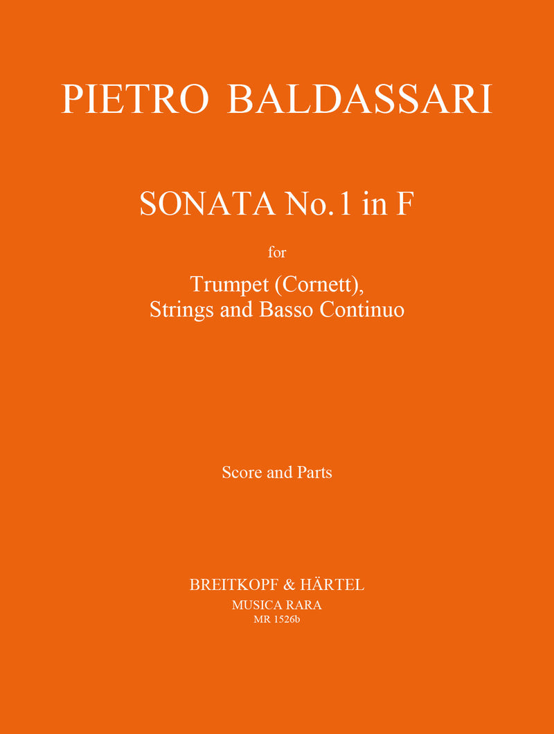 Sonata No. 1 in F [score and parts]