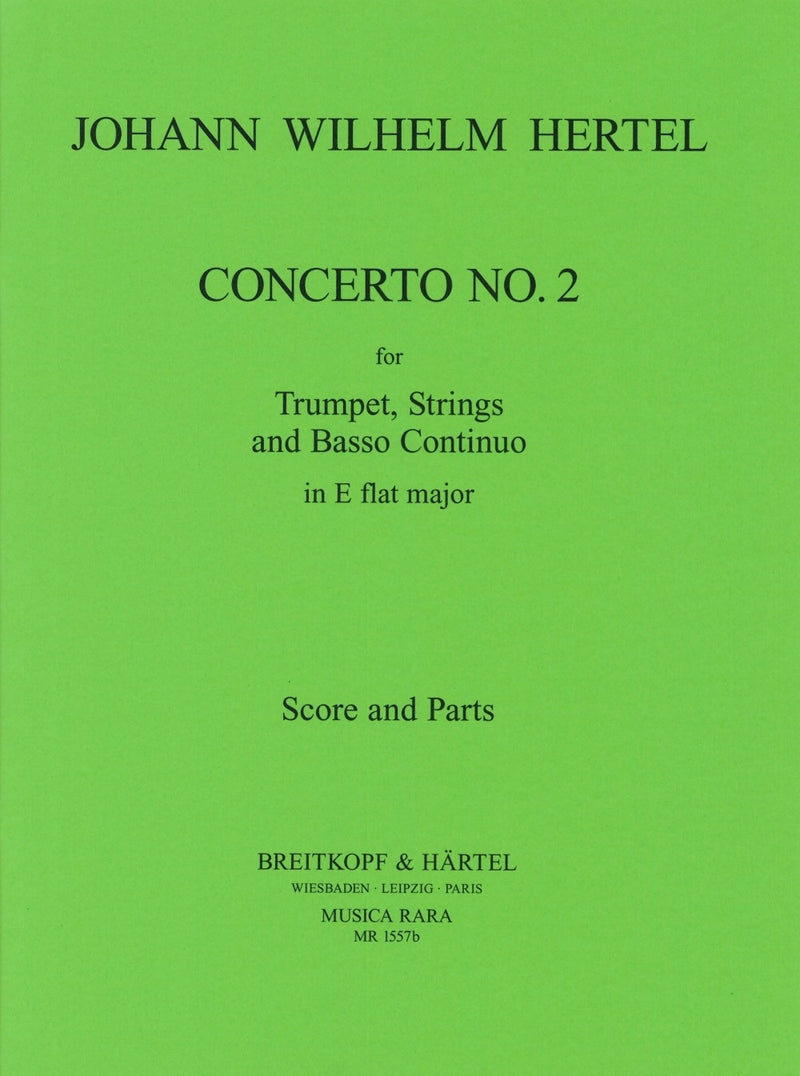 Concerto No. 2 in Eb major [score and parts]