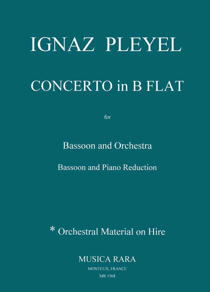 Concerto in Bb major B 107