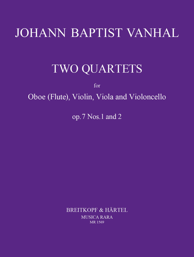 Quartet Op. 7 Nos, 1 + 2