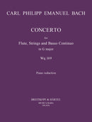 Flute Concerto in G major Wq 169（ピアノ・リダクション）