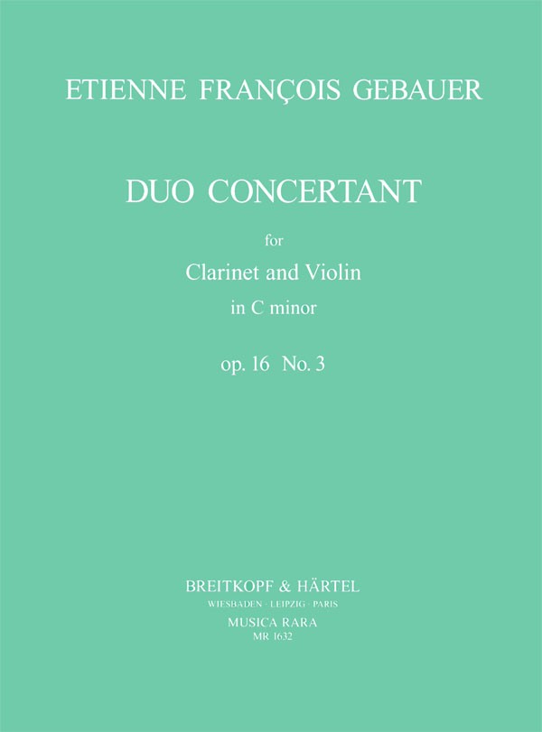 Duo Concertant in C minor Op. 16 No, 3