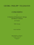 Concerto in D minor TWV 52:d1 [score and parts]
