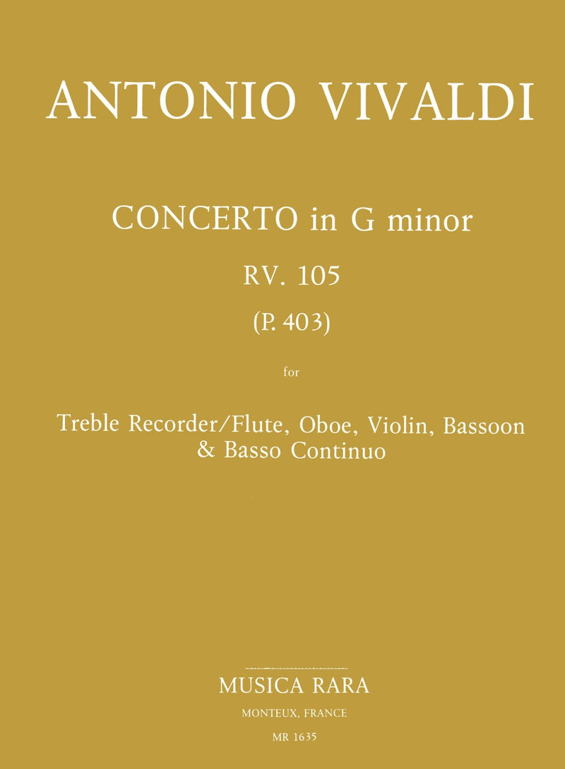 Concerto in G minor RV 105