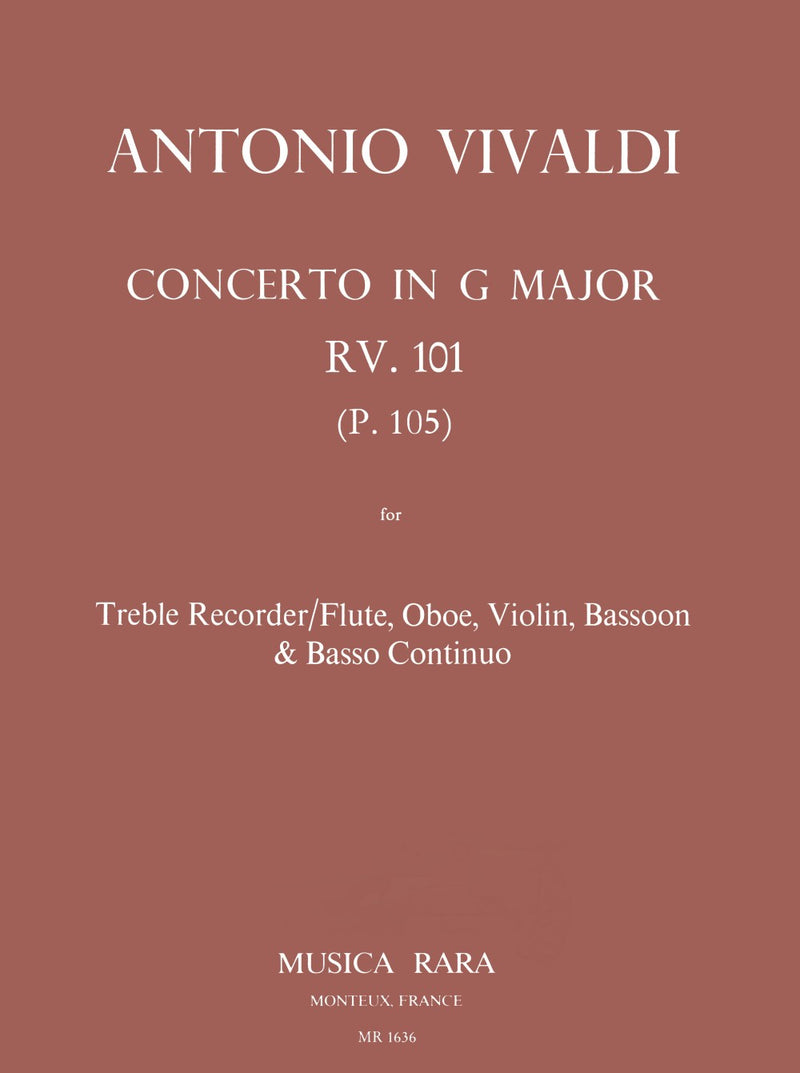 Concerto in G major RV 101