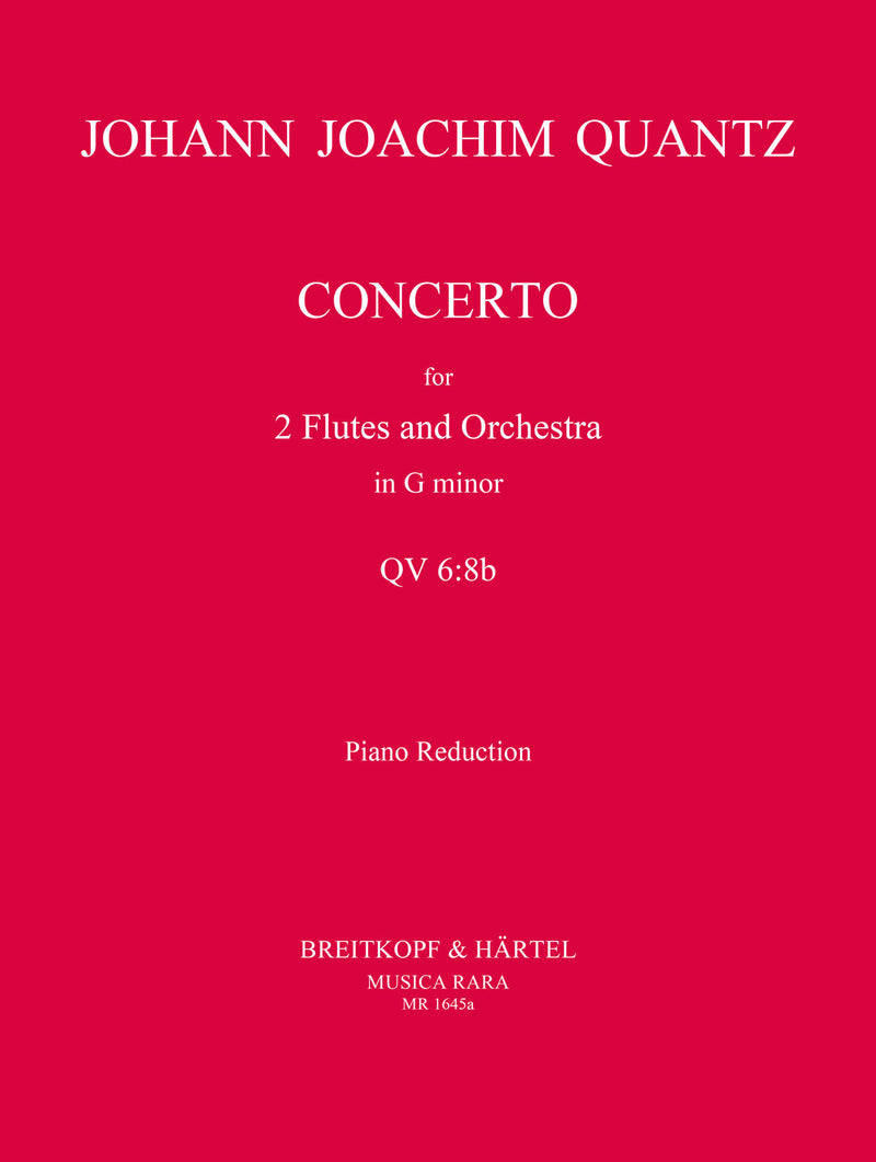 Flute Concerto in G minor QV 6:8b（ピアノ・リダクション）