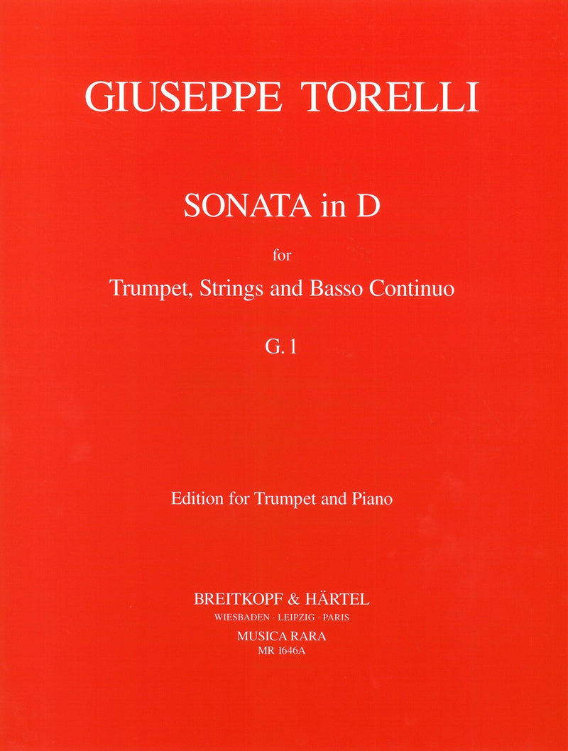 Sonata in D (G. 1)（ピアノ・リダクション）
