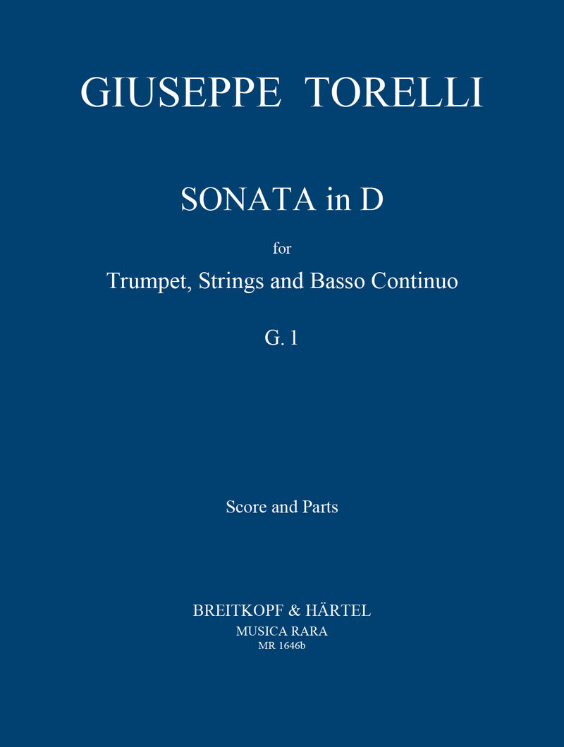 Sonata in D (G. 1) [score and parts]