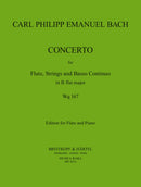 Flute Concerto in Bb major Wq 167（ピアノ・リダクション）
