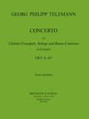 Concerto in D major TWV 51:D7 [score and parts]