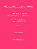 Don Giovanni K. 527, arranged for wind octet, vol. 1（スコアとパート譜）