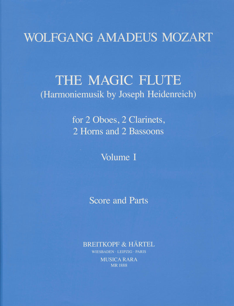 The Magic Flute K. 620, arranged for wind octet, vol. 1（スコアとパート譜）