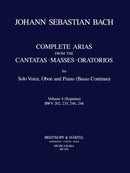Complete Arias from the Cantatas, Masses, Oratorios, vol. 4（ソプラノ・オーボエ・通奏低音版）