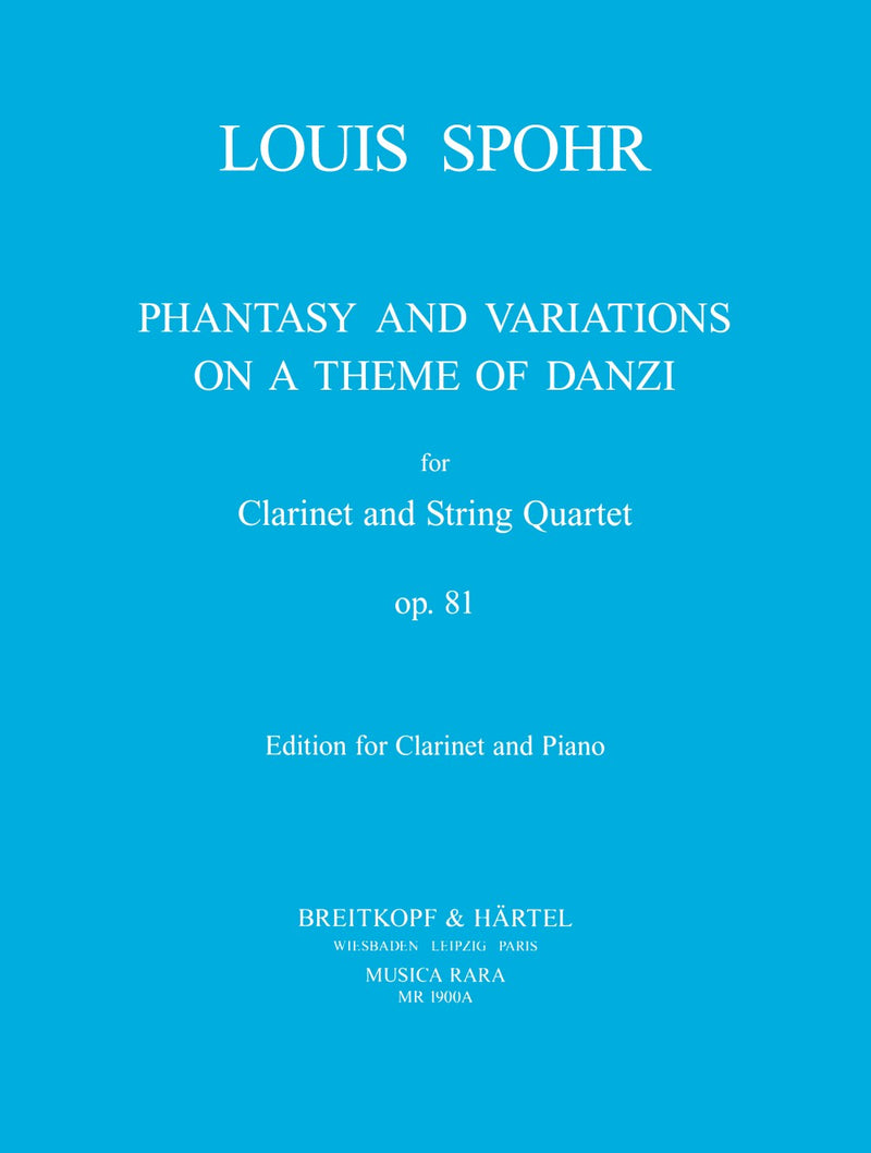 Phantasy and Variations on a Theme of Danzi Op. 81（ピアノ・リダクション）