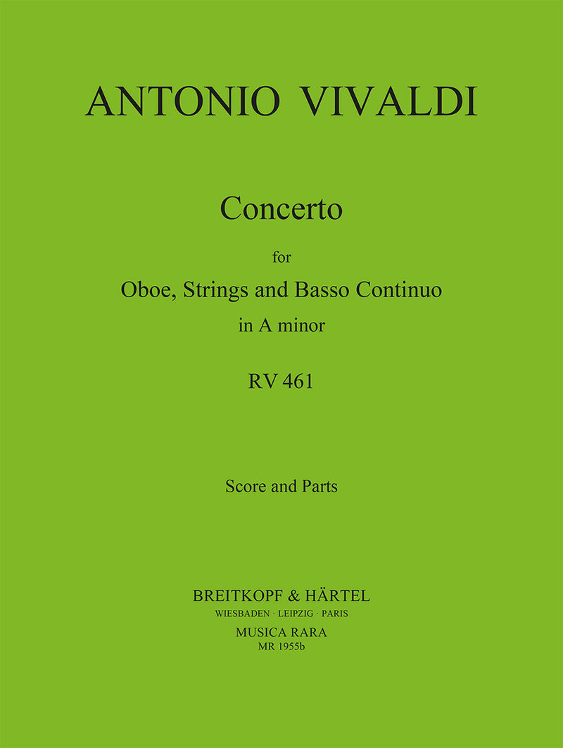 Concerto in A minor RV 461 [score and parts]