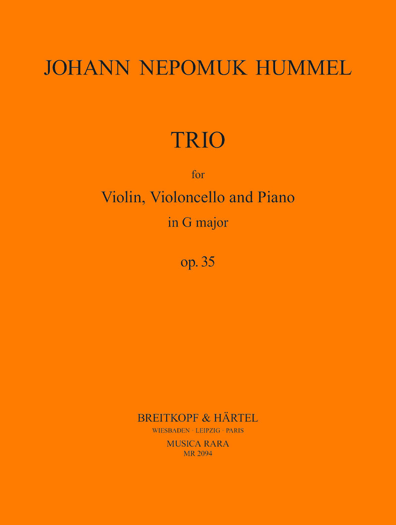 Piano Trio in G major Op. 35
