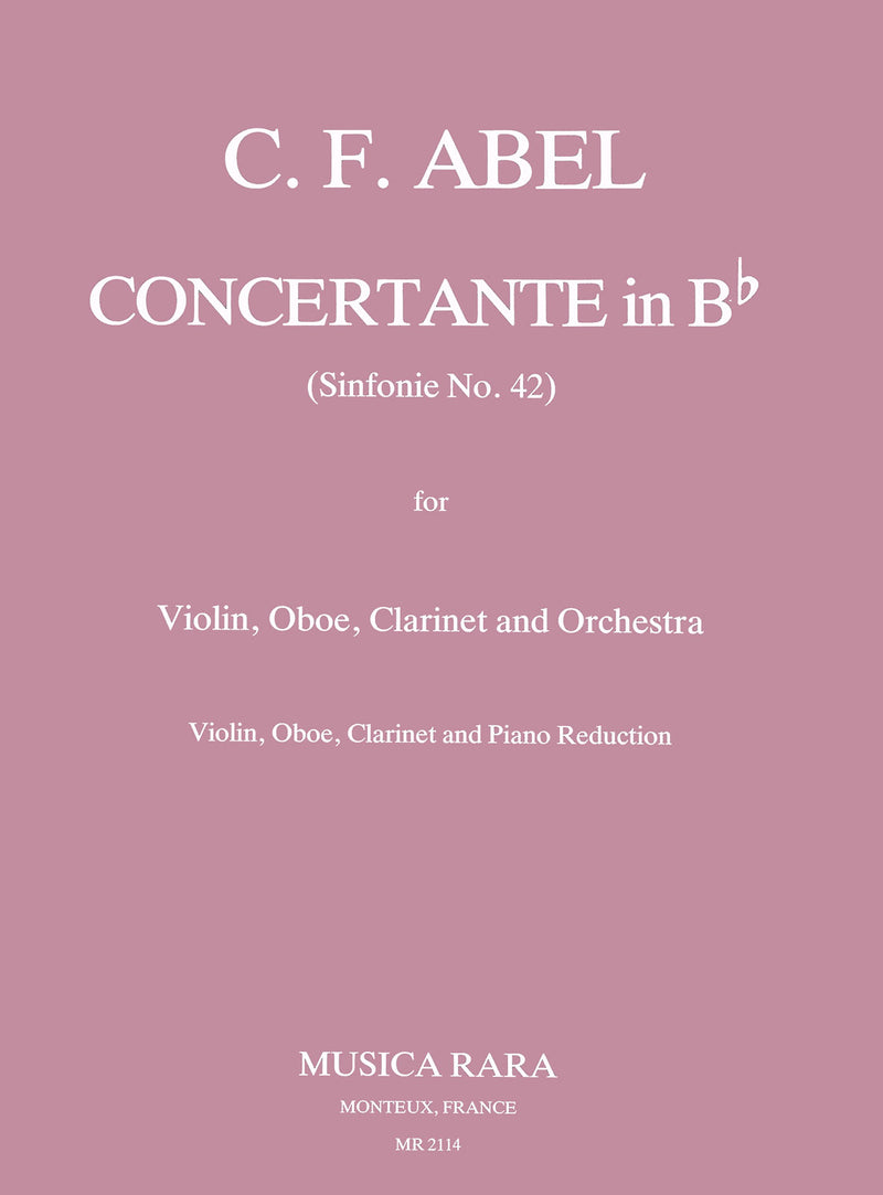 Concertante in Bb - Symphony No, 42