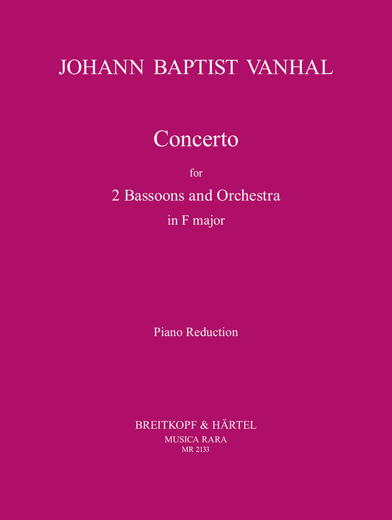 Concerto in F major（ピアノ・リダクション）