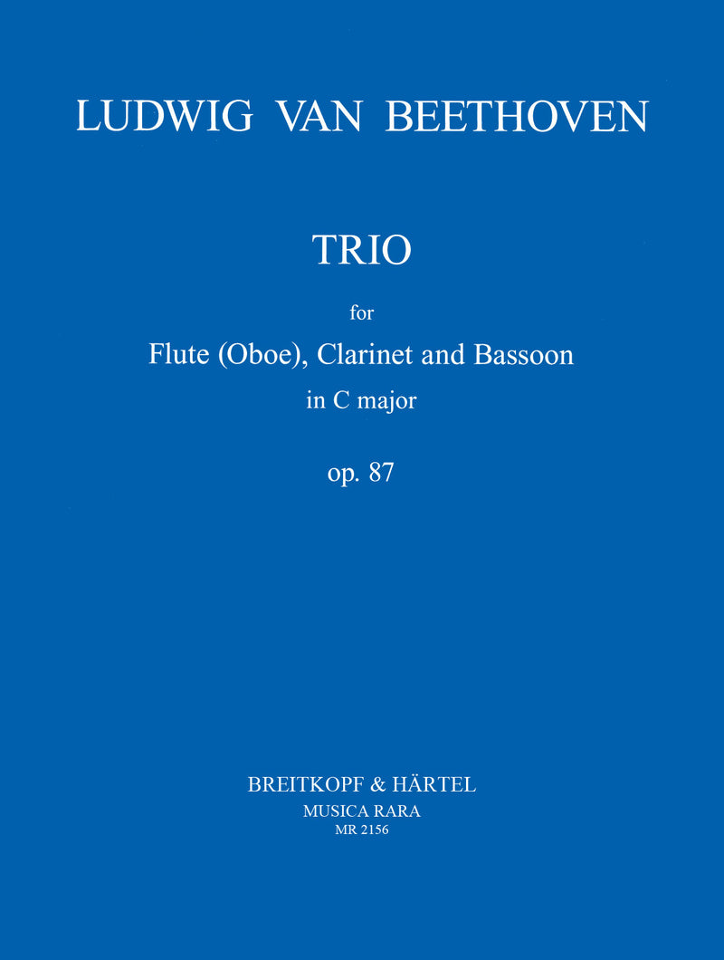 Trio in C major Op. 87（フルート・クラリネット・バスーン版）