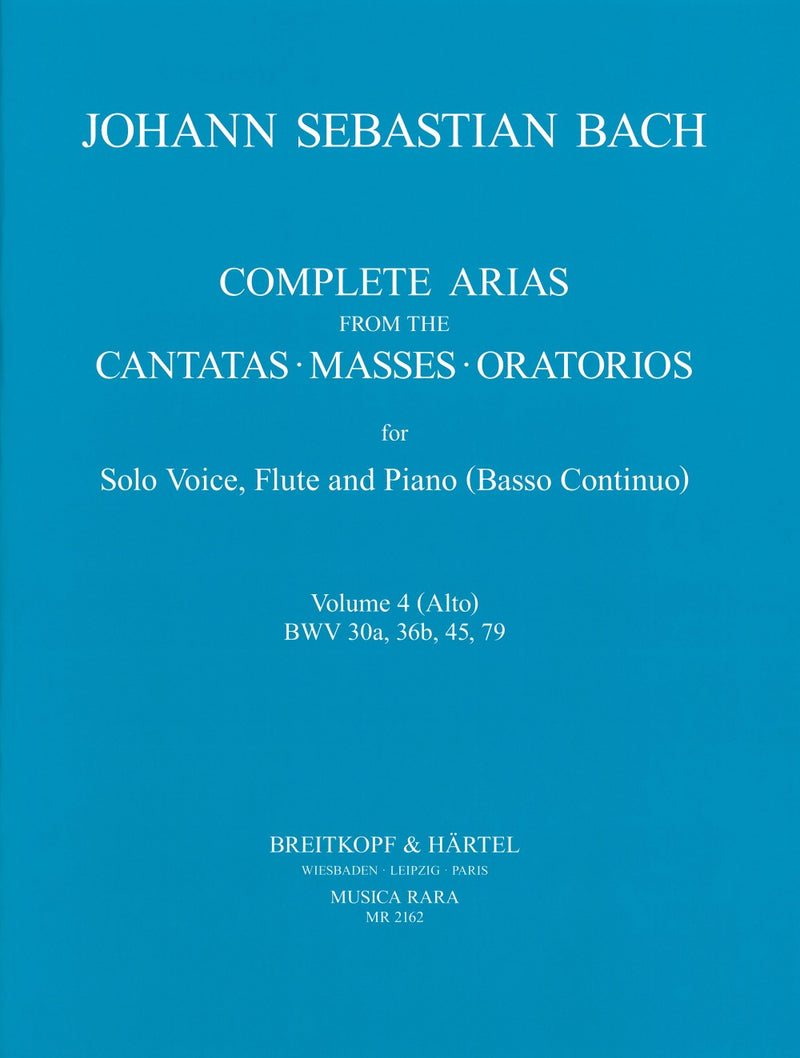 Complete Arias from the Cantatas, Masses, Oratorios, vol. 4