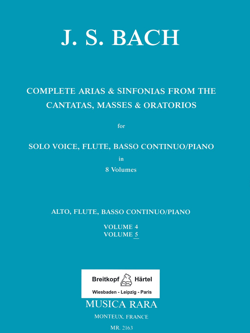 Complete Arias from the Cantatas, Masses, Oratorios, vol. 5
