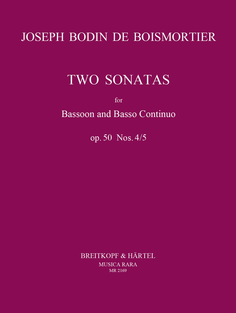 Sonatas in D minor and C minor Op. 50/4-5