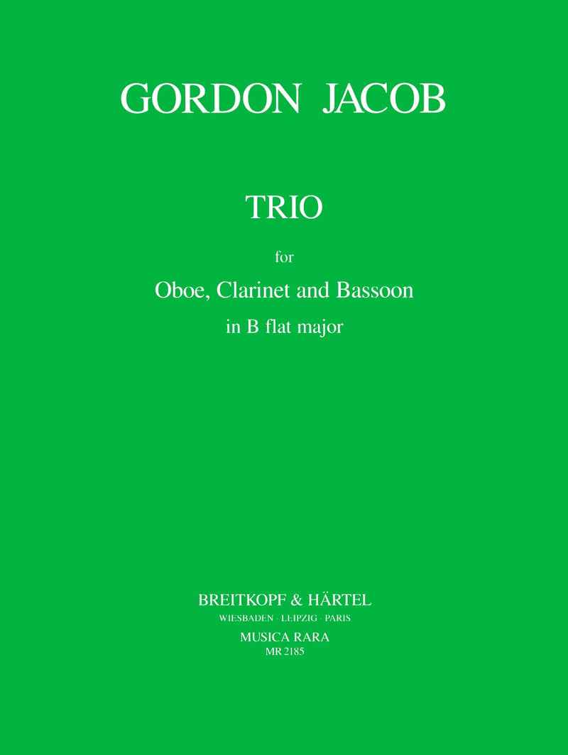 Trio for oboe, clarint and bassoon