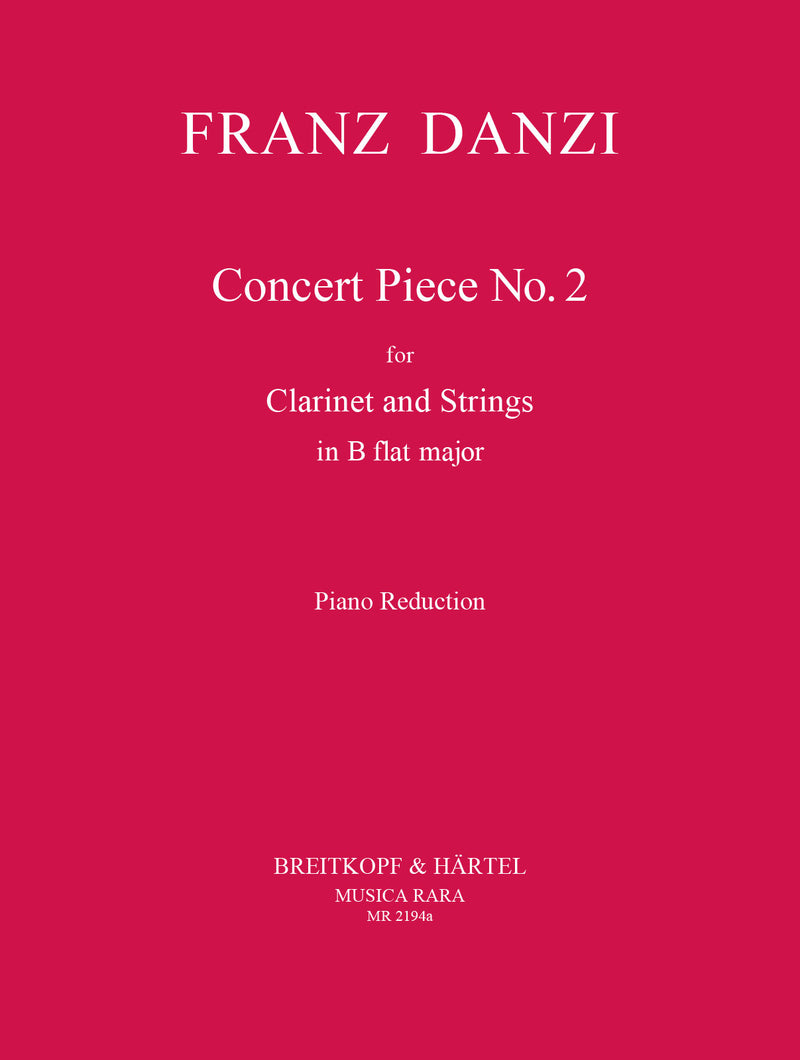 Concert Piece No. 2 in Bb major（ピアノ・リダクション）